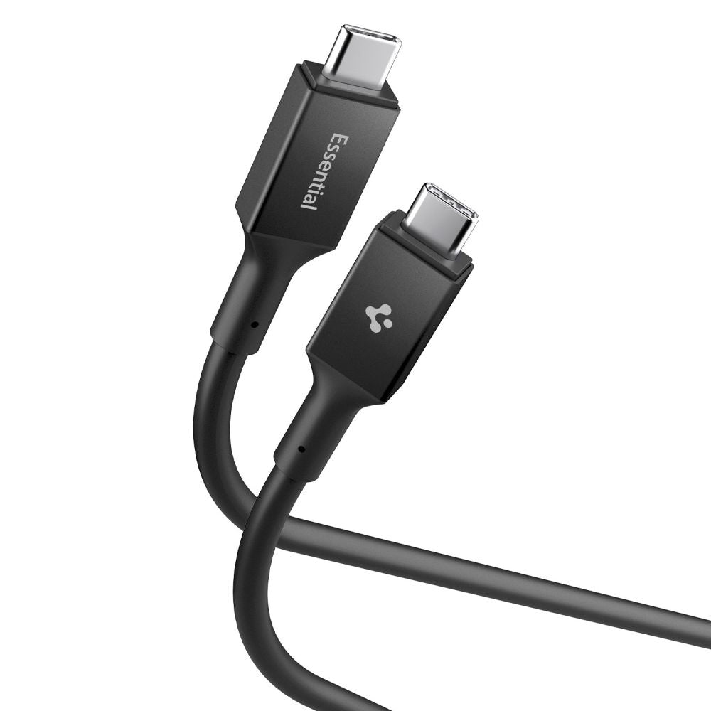 Spigen Laidas EB10020CC USB-C 100W 200cm - juodas