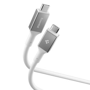Spigen Laidas EB24012CC USB-C 240W 120cm - baltas