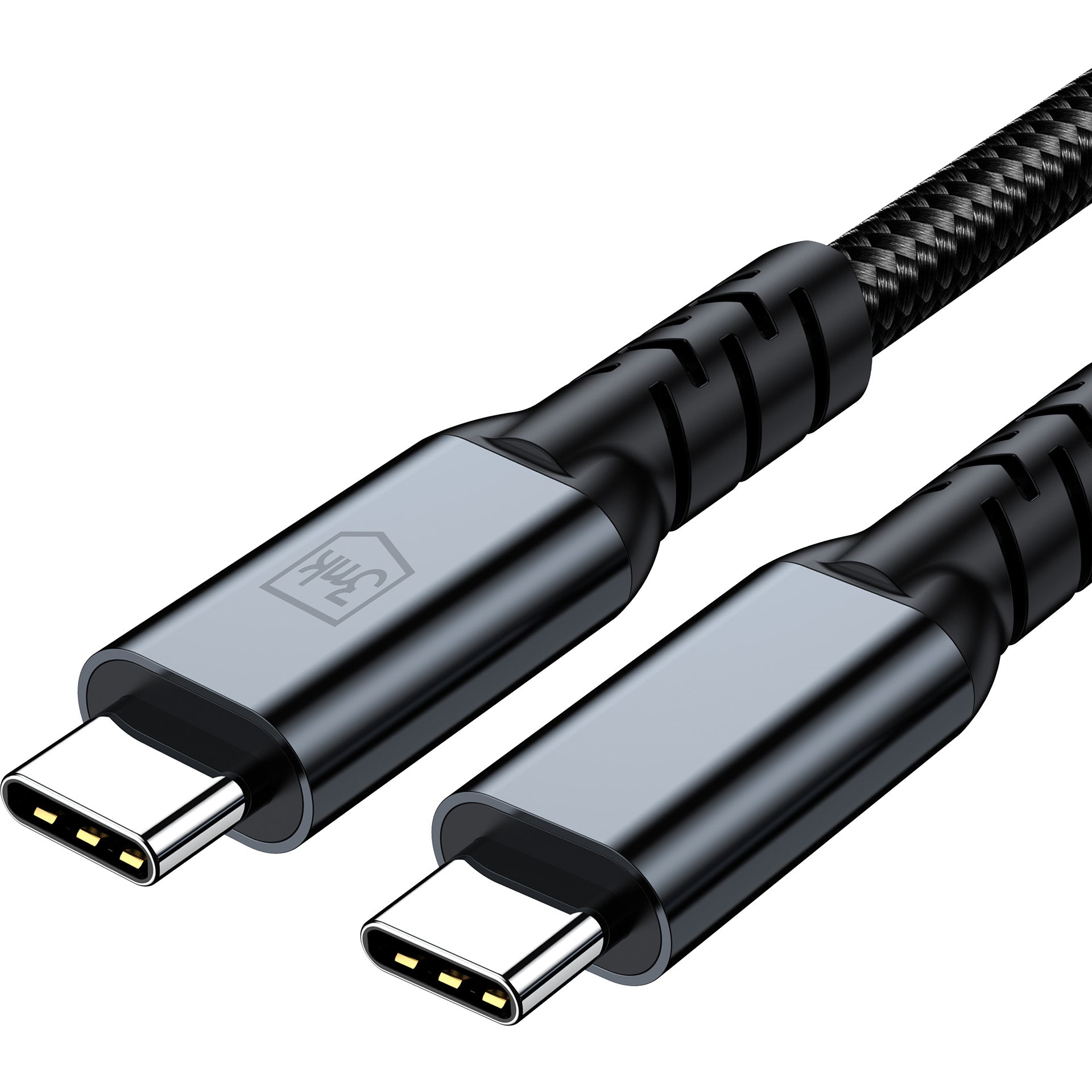 3mk Hyper Laidas N-SERIES Thunderbolt 4 USB-C / USB-C 1m 48V/5A 40Gb/s 240W 8K60Hz - juodas