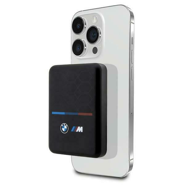 BMW M Collection MagSafe 15W 3000mAh indukcinė išorinė baterija - juoda