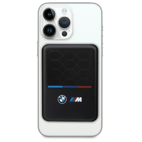 BMW M Collection MagSafe 15W 3000mAh indukcinė išorinė baterija - juoda