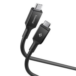 Spigen Essential Laidas EB24012CC USB-C / USB-C 240W 120cm - juodas