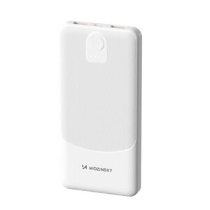 Powerbank Wozinsky Wpower WPBBK-3 10000 mAh 10W 2x USB-A 2A - balta
