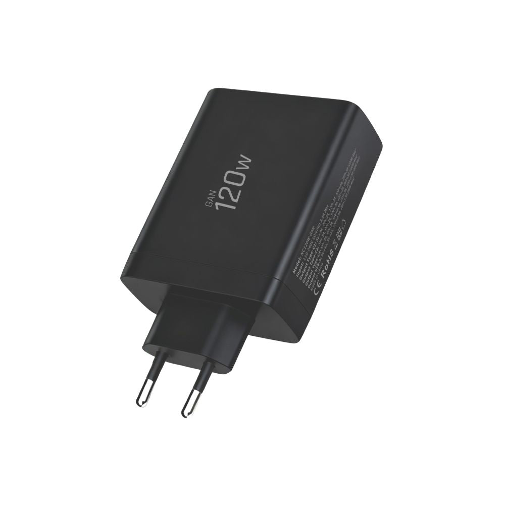 Tech-Protect sieninis įkroviklis NC120W-GAN 4-Port 120W - juodas