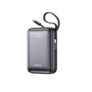 Joyroom JR-PBF29 išorinė baterija 20000mAh 22.5W su dvigubu laidu - juoda