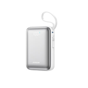 Joyroom JR-PBF29 išorinė baterija 20000mAh 22.5W su dvigubu laidu - balta