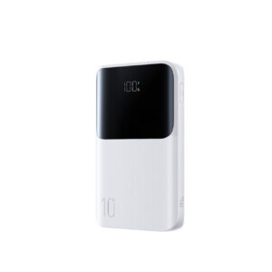 Joyroom JR-QP191 Star Series Mini išorinė baterija 10000mAh 22.5W su skaitmeniniu ekranu - balta