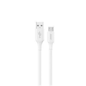 Dudao L2SM USB-A / micro USB 6A laidas 1.2 m - baltas