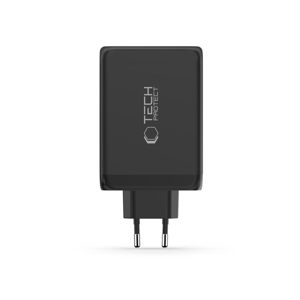 Tech-Protect NC240W-GaN 4-Port 240W sieninis įkroviklis - juodas