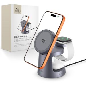 Tech-Protect QI2.2-25W-A48 3in1 Magnetic belaidis įkroviklis - tamsiai mėlynas