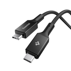 Spigen Essential Laidas EB24015CC USB-C / USB-C 240W 150cm - juodas