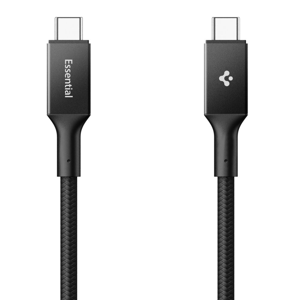 Spigen Essential Laidas EB10015CC USB-C / USB-C 100W 150cm - juodas