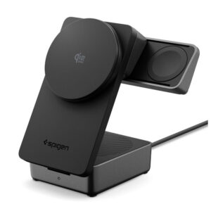 Spigen Essential Qi2.2 25W 3in1 MagSafe Magnetic belaidis įkroviklis - juodas