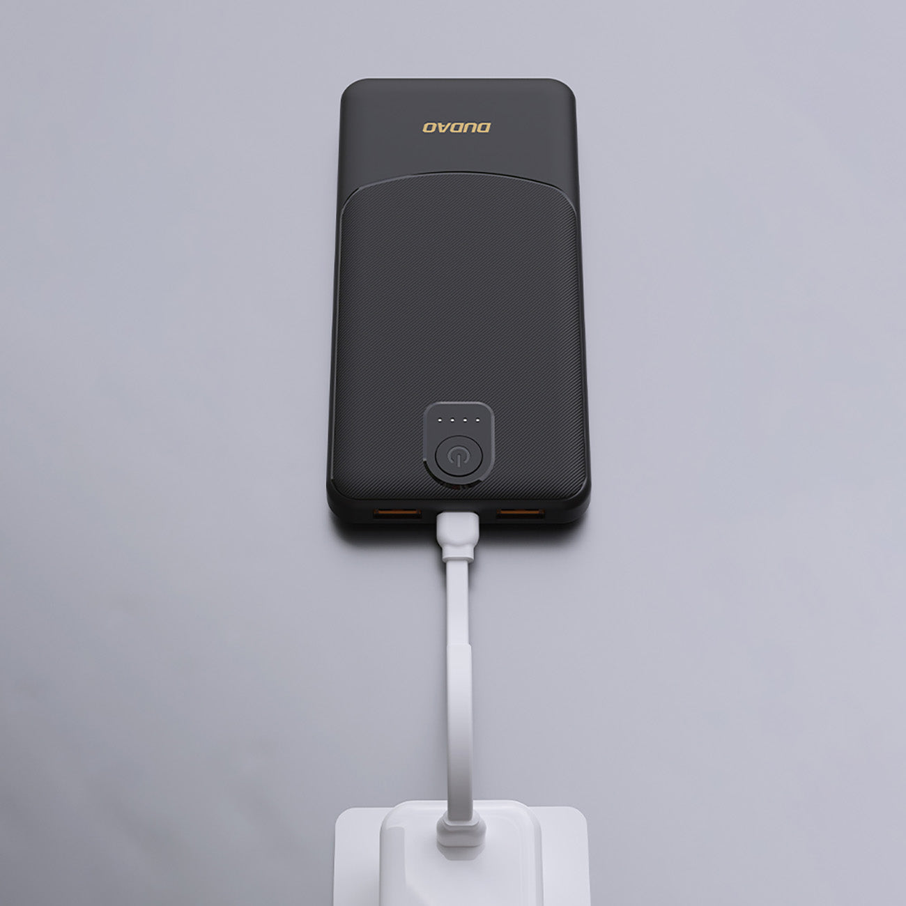 Dudao K10Pro išorinė baterija 2.4A 20000mAh 2 x USB-A - juoda