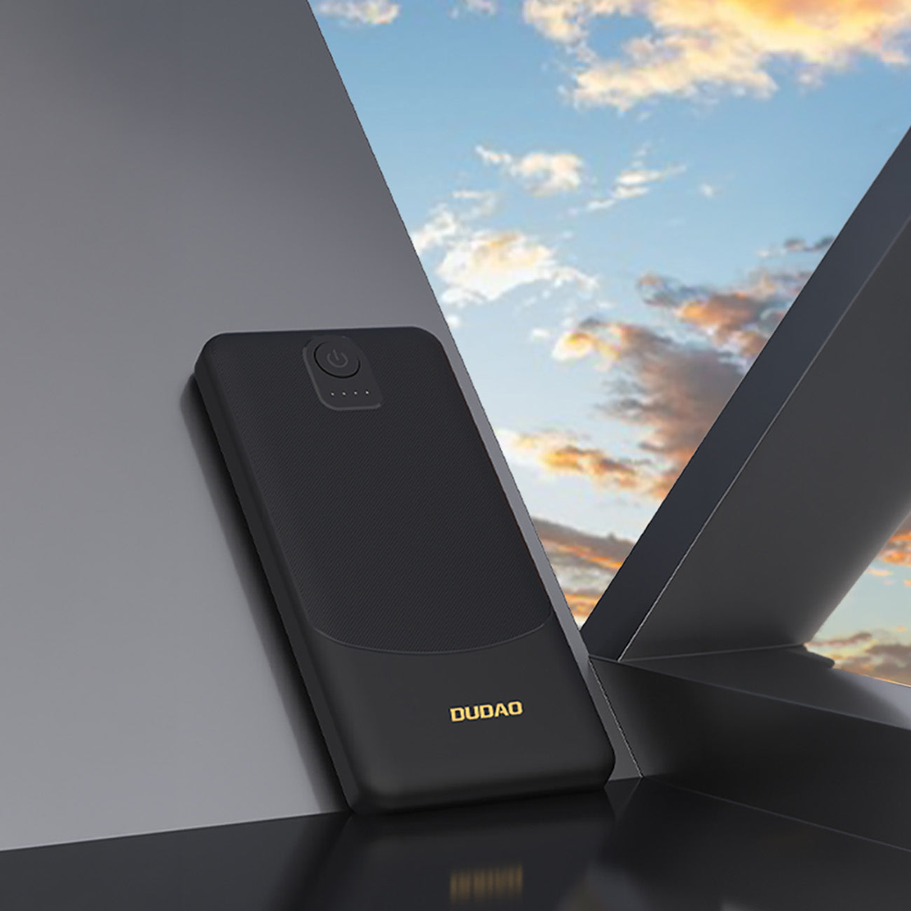 Dudao K10Pro išorinė baterija 2.4A 20000mAh 2 x USB-A - juoda