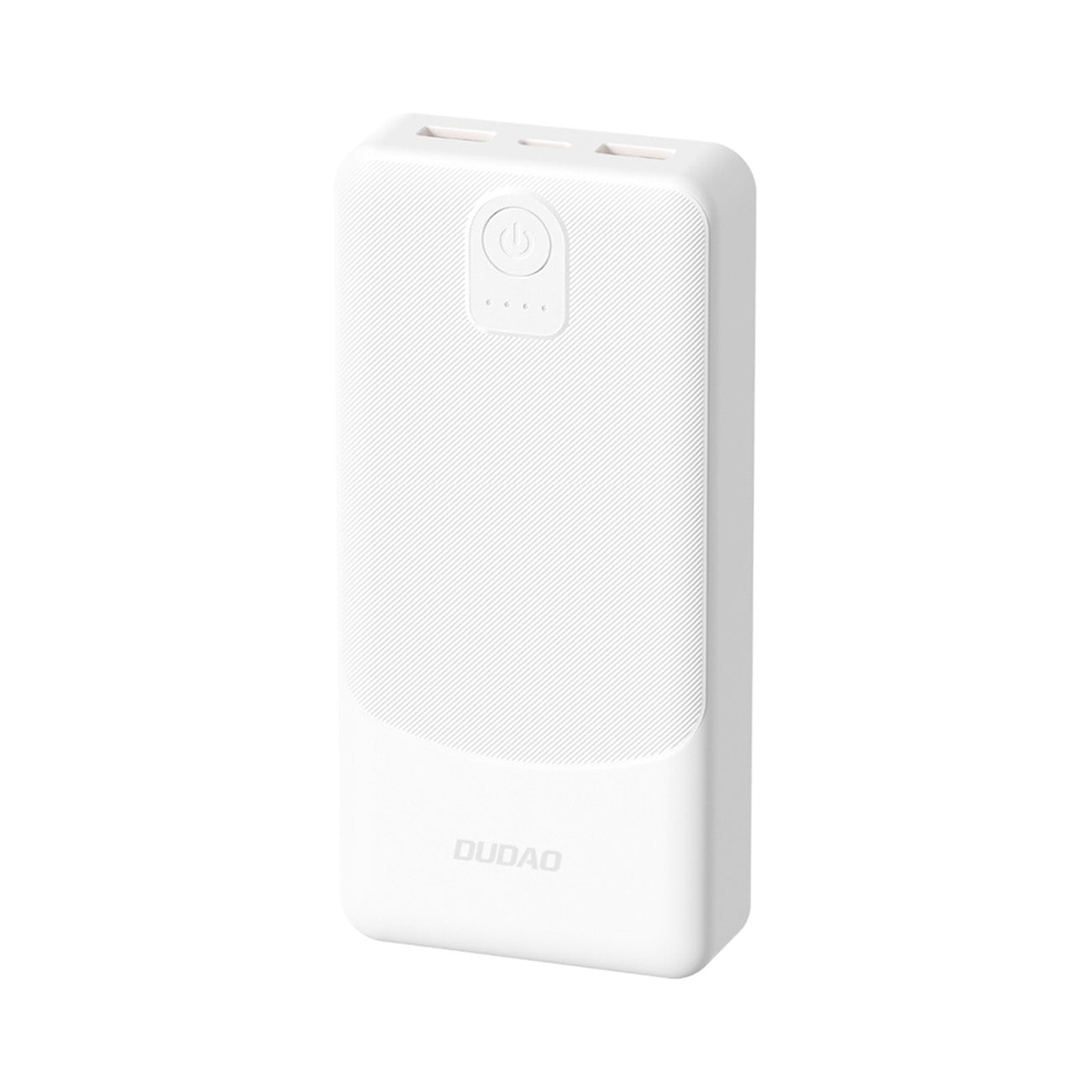 Dudao K10Pro išorinė baterija 2.4A 20000mAh 2 x USB-A - balta
