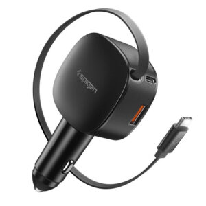 Spigen EV603BT 60W automobilinis įkroviklis - juodas