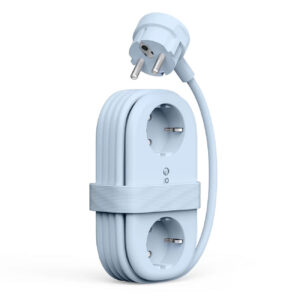 Orico AP3 65W GaN 6in1 maitinimo šakotuvė 2x AC + 2x USB-A + 2x USB-C - mėlyna