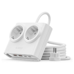 Orico PDC25 25W 6in1 prailgintuvas 2x AC + 2x USB-A + 2x USB-C - baltas