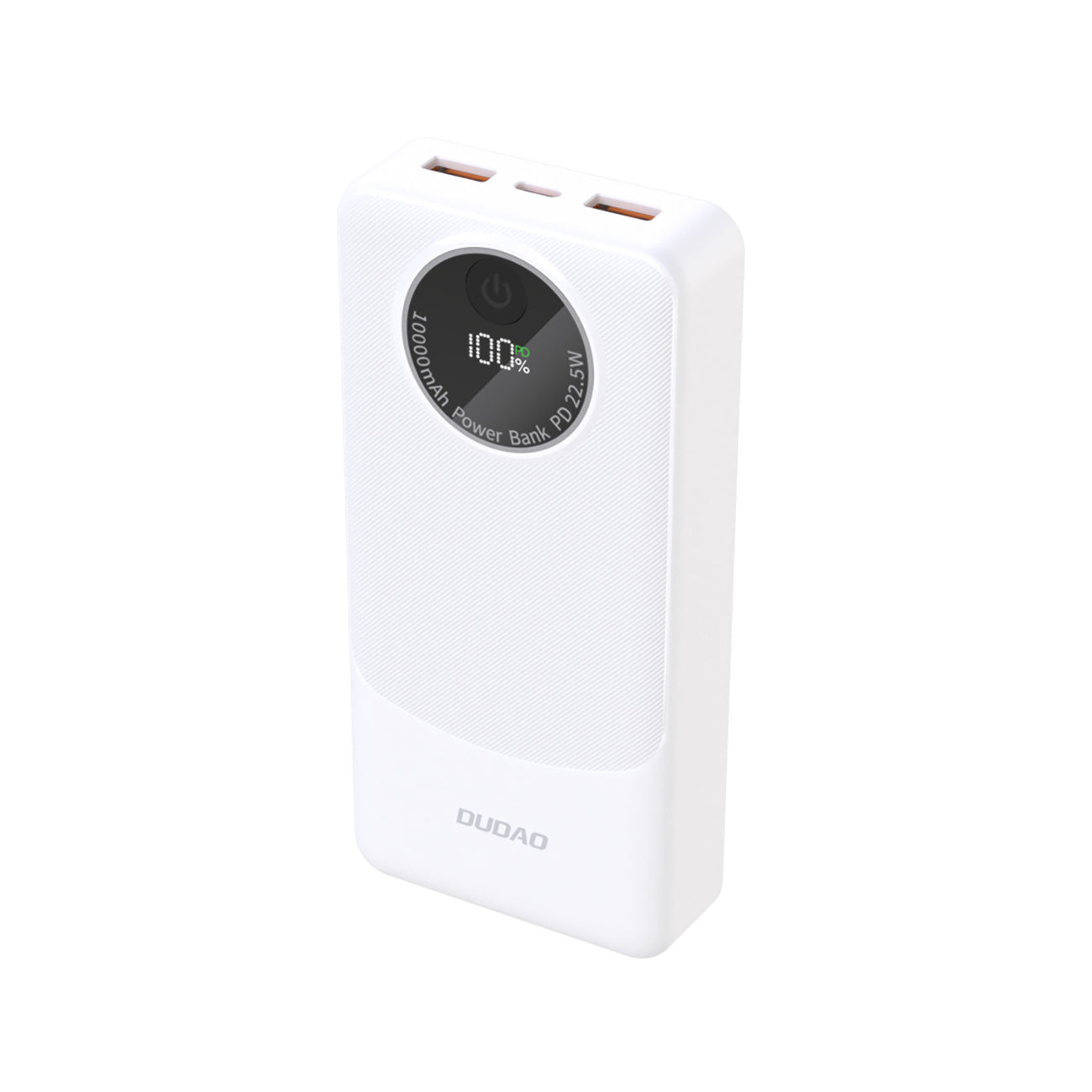 Dudao K12Pro Power Bank 22.5W PD 20000mAh USB-A, USB-C – Baltas
