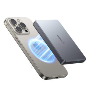 Joyroom JR-PBM08 Pro Powerbank 22.5W 10000mAh su Belaidžiu Krauimu 2x USB-C - Pilka