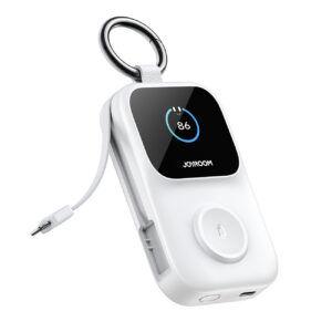 Joyroom JR-W19 5000mAh Powerbank su 5W belaidžiu laikrodžio įkrovimu - baltas