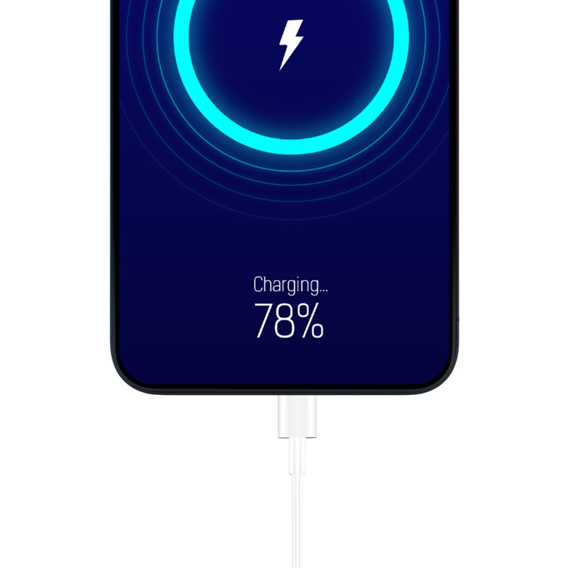 3mk Kabelis 3in1 USB-A - micro USB / Lightning / USB-C 1.2m 20V/2.4A 15W - baltas