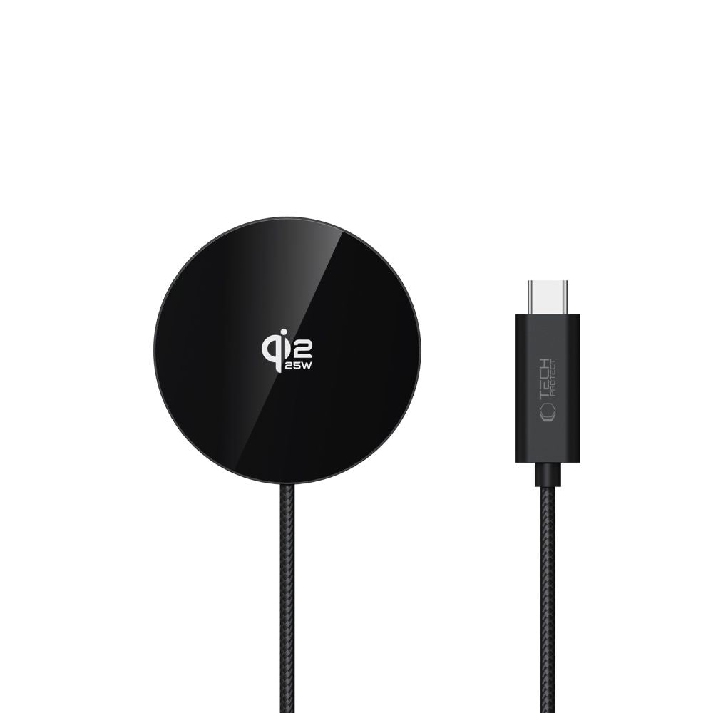 Tech-protect A50 MagSafe 25W QI2.2 belaidis įkroviklis - juoda