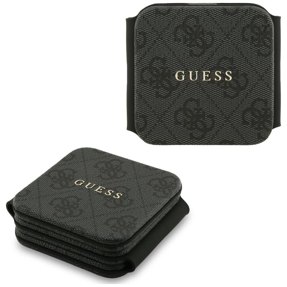 Indukcinis kroviklis Guess 4G 3in1 15W MagSafe - juodas