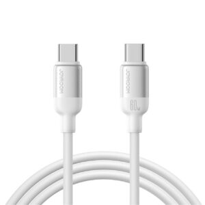 Joyroom S-A62 Lively Series 60W USB-C - USB-C kabelis 1,2m - balta