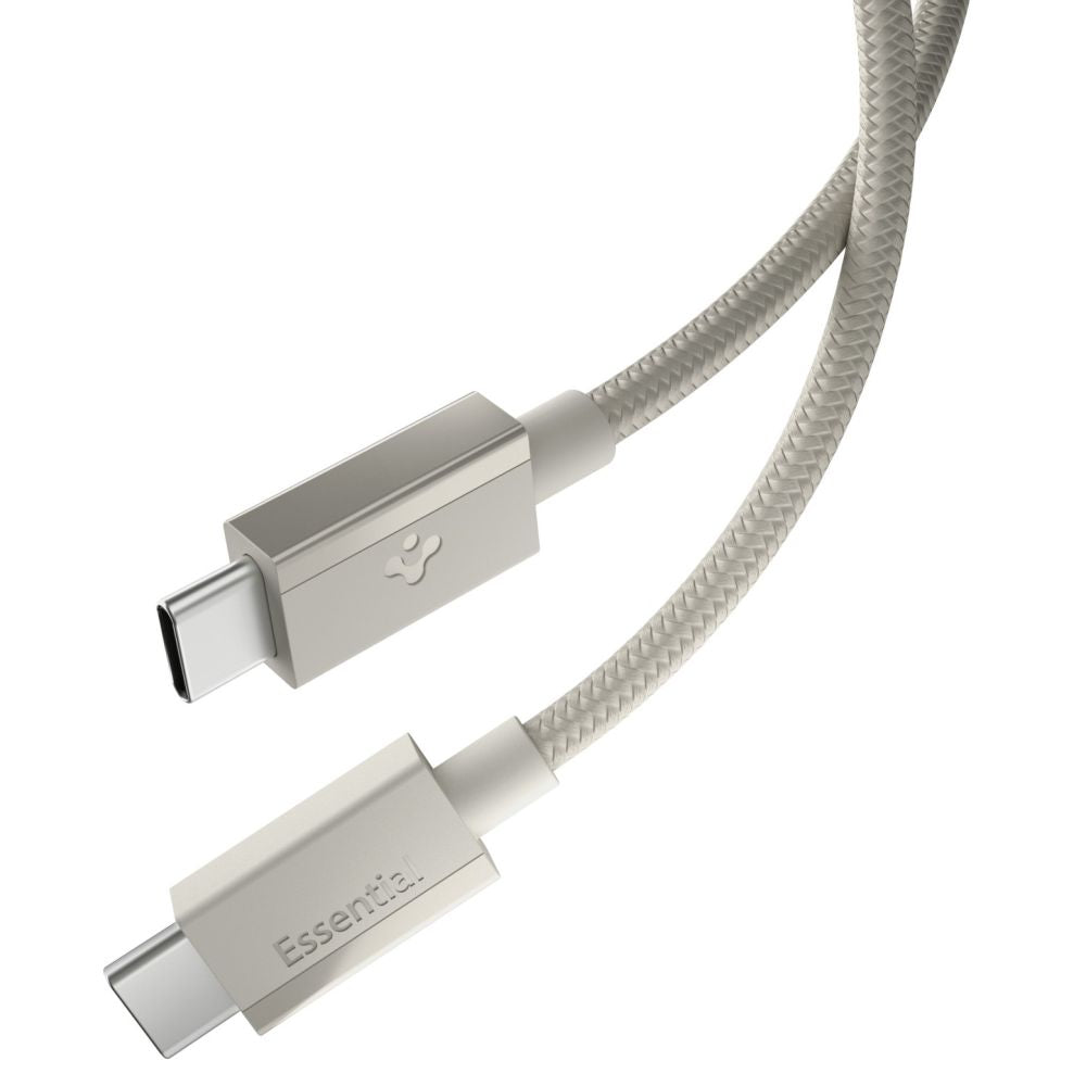 Laidas Spigen Essential EB6015CC USB-C 60W 150 cm - titano spalvos