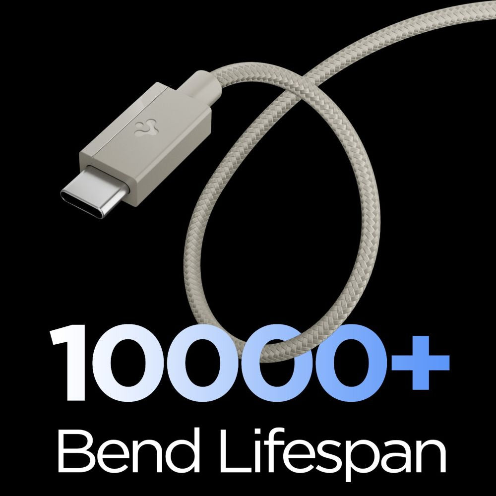 Laidas Spigen Essential EB6015CC USB-C 60W 150 cm - titano spalvos