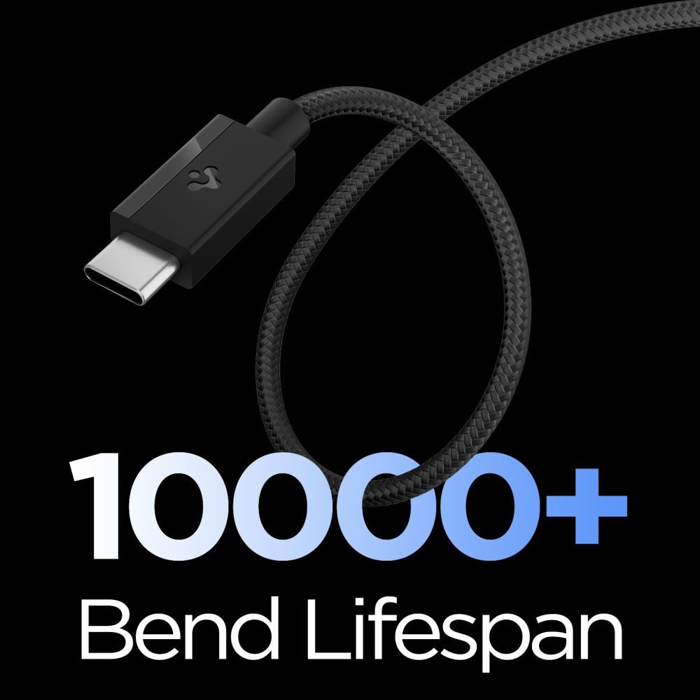 Laidas Spigen Essential EB6015CC USB-C 60W 150 cm - juodas