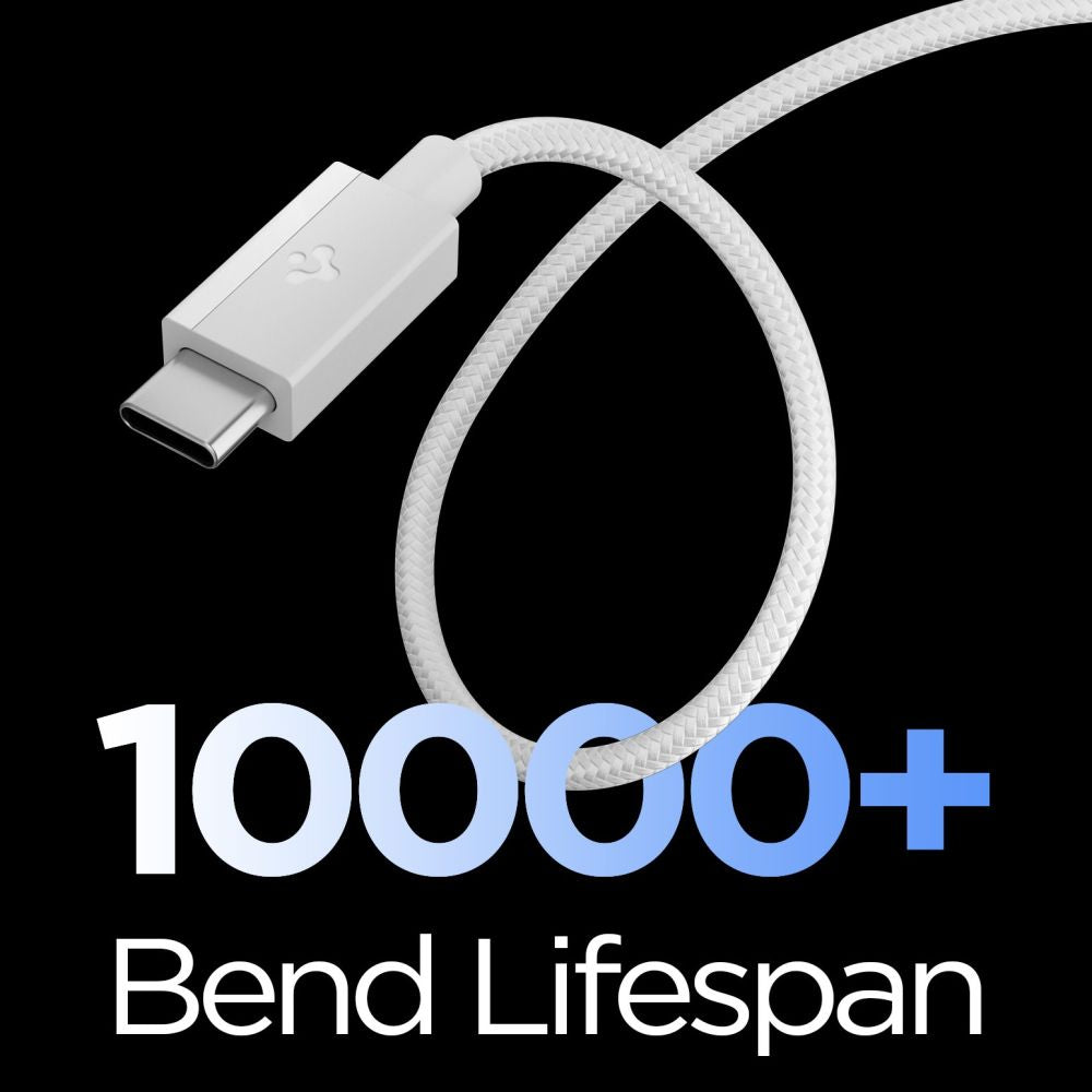 Laidas Spigen Essential EB6015CC USB-C 60W 150 cm - baltas