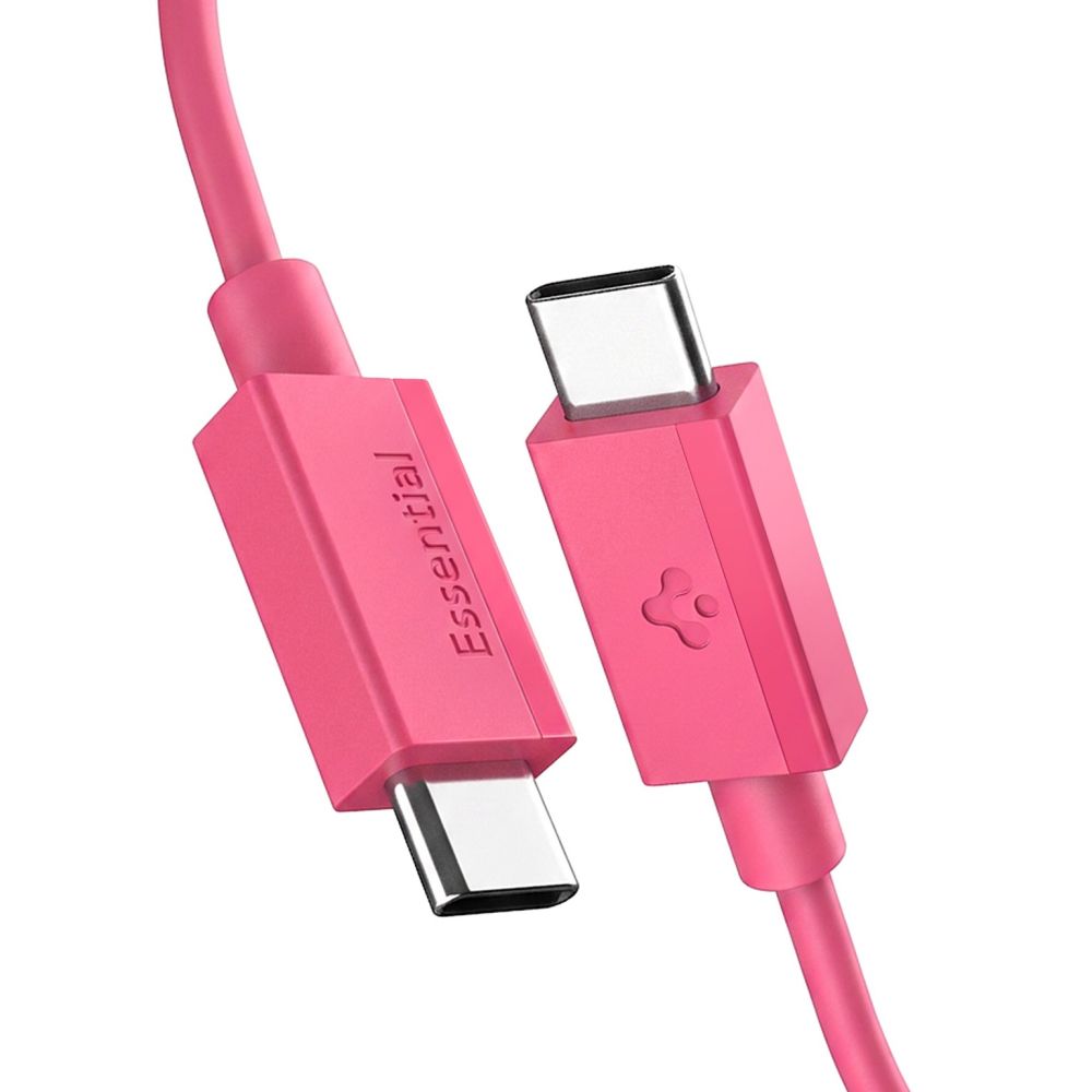 Laidas Spigen Essential EB6015CC USB-C 60W 100 cm - rožinis