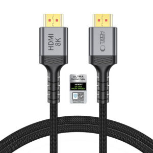 Tech-Protect UltraBoost HDMI 2.1 4K 120HZ / 8K 60HZ kabelis 100 cm - juodas