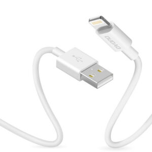 Dudao Laidas USB / Lightning 3A 1m baltas (L1L white)