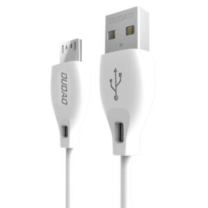 Dudao Laidas micro USB 2.4A 2m baltas (L4M 2m white)