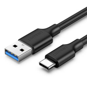 Ugreen US184 20882 USB-A 3.0 / USB-C 3A kabelis 1 m - juodas