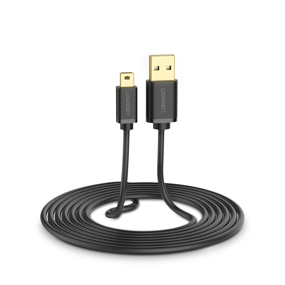 Ugreen laidas USB - mini USB 480 Mbps 3 m juodas (US132 10386)