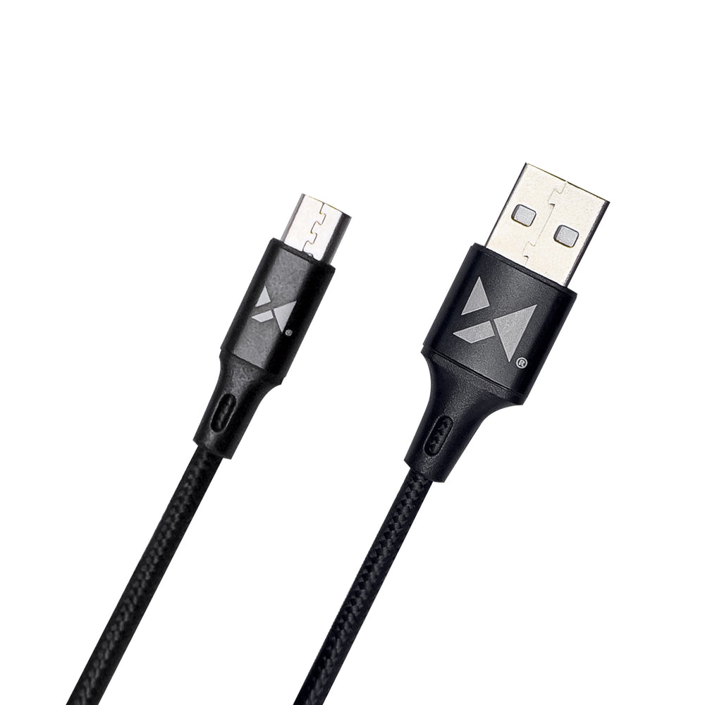 Wozinsky laidas USB - microUSB 2,4A 1m juodas (WUC-M1B)