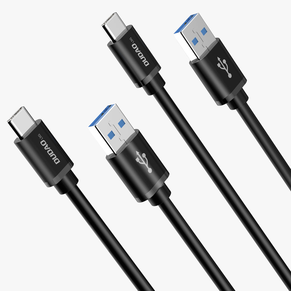 Dudao laidas USB - USB Type C Super Fast Charge 1 m juodas (L5G-Black)