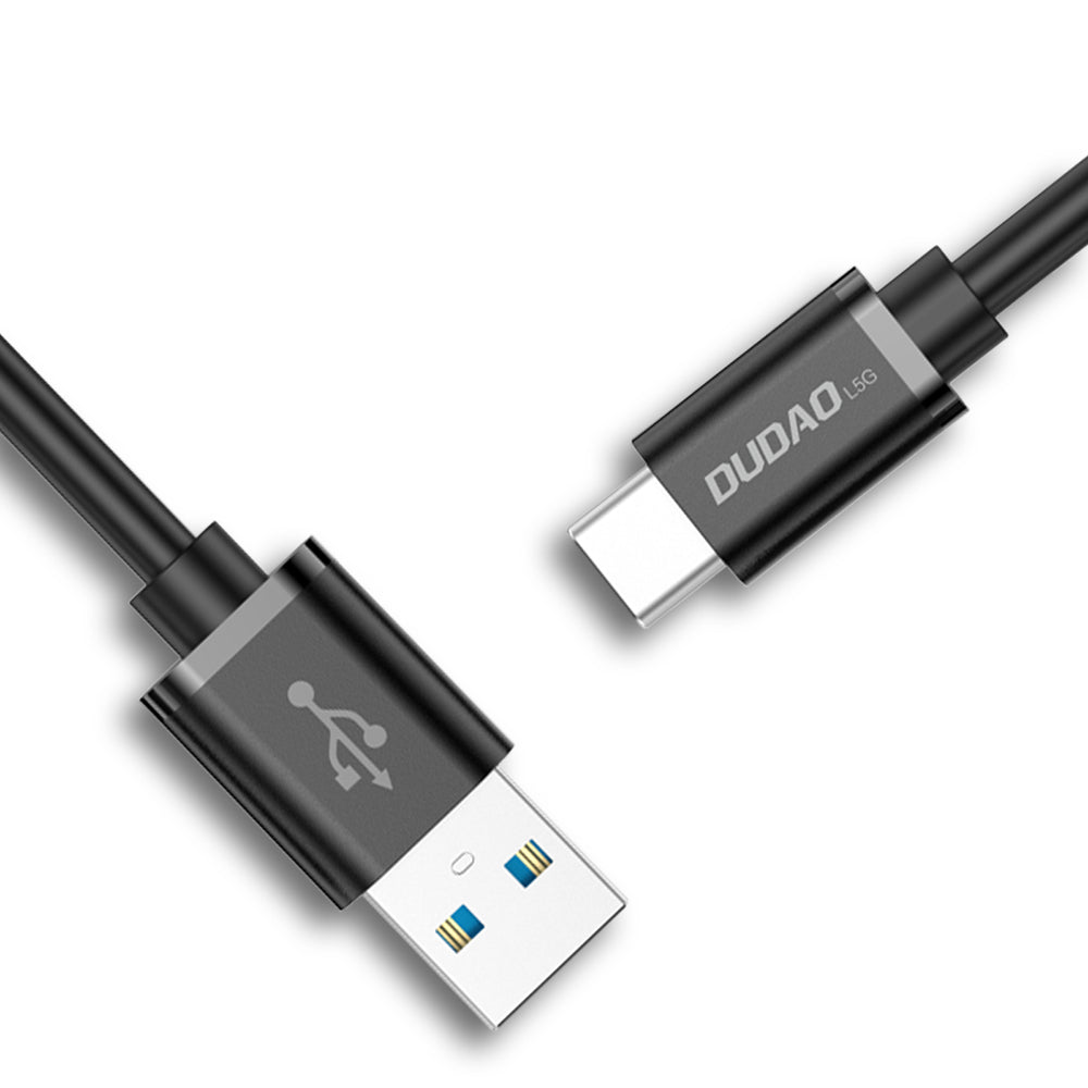 Dudao laidas USB - USB Type C Super Fast Charge 1 m juodas (L5G-Black)