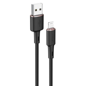 Acefast MFI USB - Lightning laidas 1.2 m, 2.4A, juodas (C2-02 black)