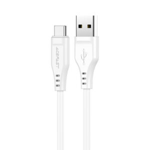 Acefast USB - USB-C laidas 1.2 m, 3A, baltas (C3-04 white)