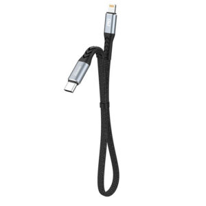 Dudao L10P Lightning - USB-C PD 20W laidas 0.23 m, juodas
