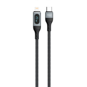 Dudao USB-C - Lightning greito įkrovimo PD 20W laidas 1 m, juodas (L7MaxL)