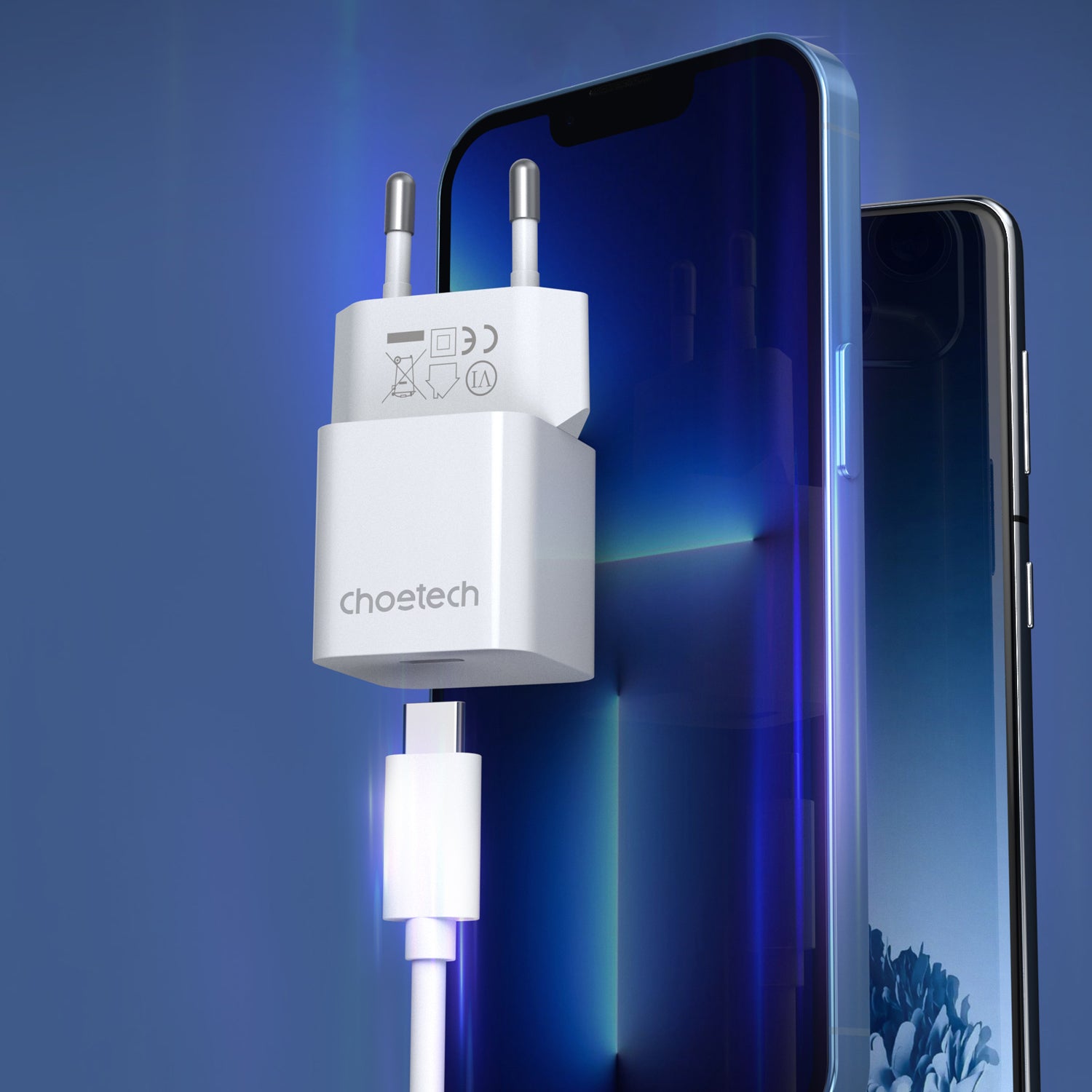 Choetech įkroviklis 20W USB Type C (PD5010)
