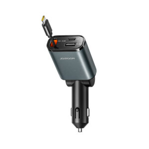 Joyroom JR-CCL07 30 W automobilinis įkroviklis su ištraukiamu USB-C laidu