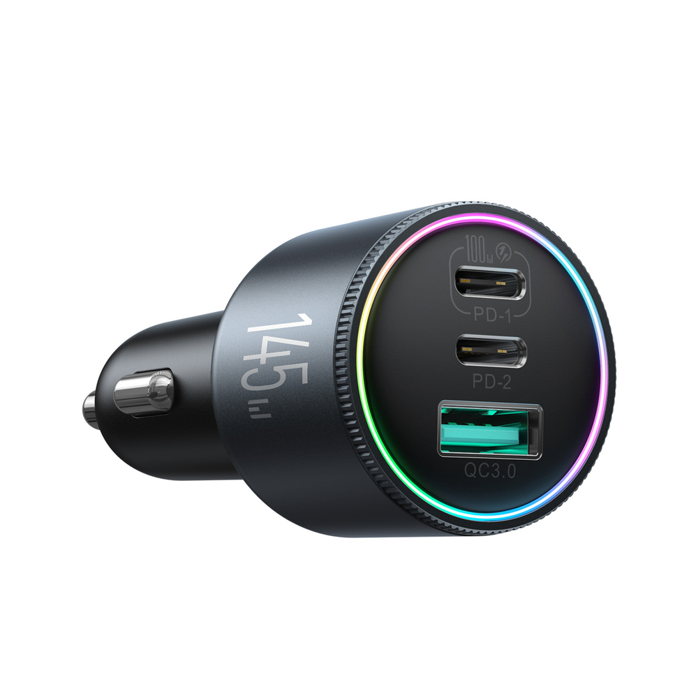 Joyroom JR-CCN07 145 W automobilinis įkroviklis su 2 USB-C ir USB-A